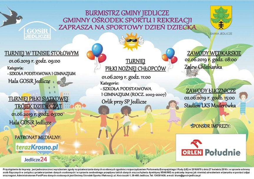 Sportowy Dzień Dziecka w gminie Jedlicze