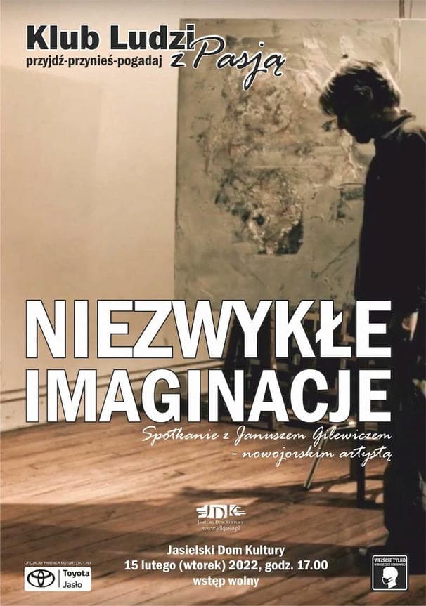 Spotkanie z Januszem Gilewiczem, nowojorskim artystą w JDK