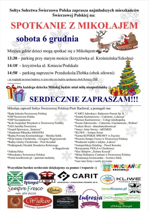 Spotkanie z Mikołajem w Świerzowej Polskiej