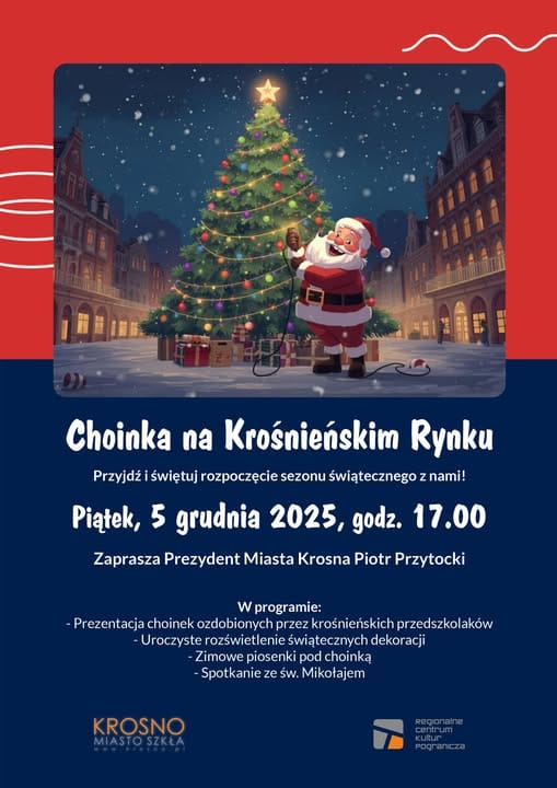 Spotkanie ze św. Mikołajem i rozświetlenie choinki