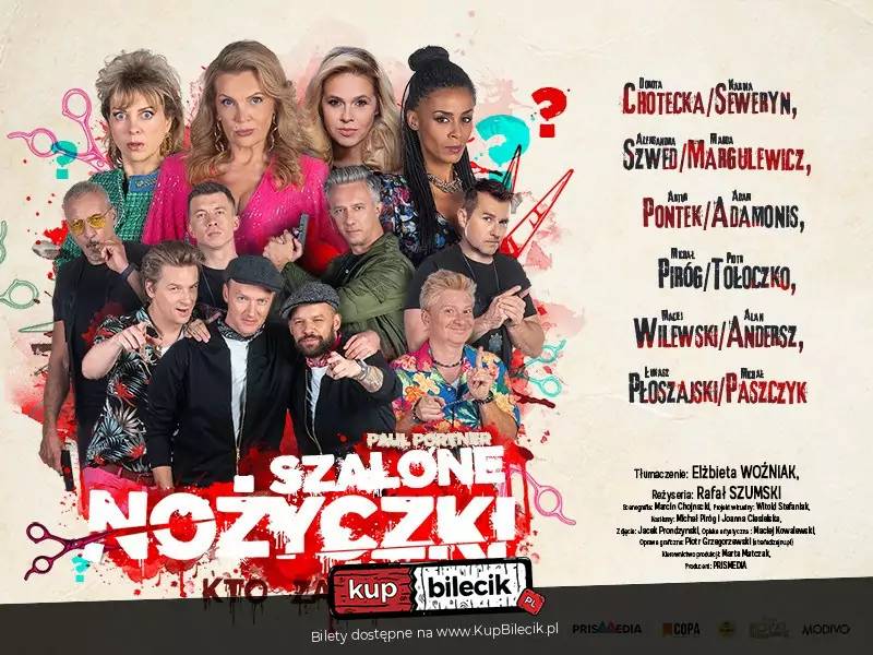 Spektakl Szalone Nożyczki w Dębicy