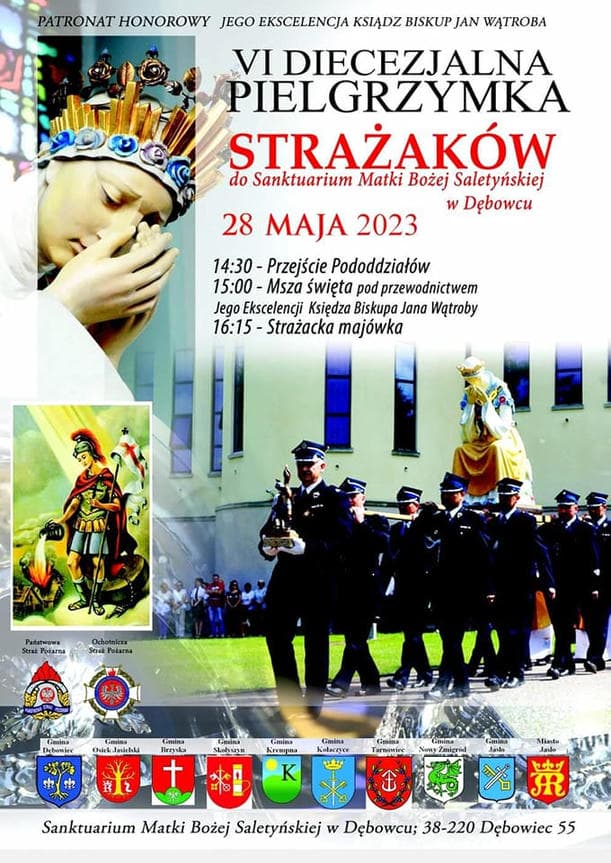 VI Diecezjalna Pielgrzymka Strażaków do Sanktuarium Matki Bożej Saletyńskiej w Dębowcu