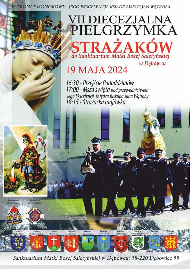 VII Diecezjalna Pielgrzymka Strażaków do Sanktuarium Matki Bożej Saletyńskiej w Dębowcu