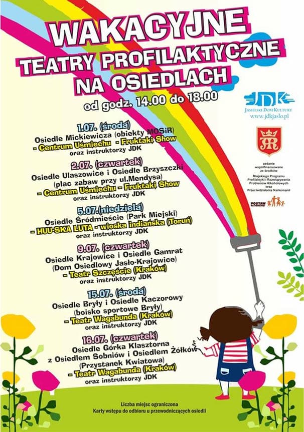 Wakacyjne teatry profilaktyczne na osiedlach