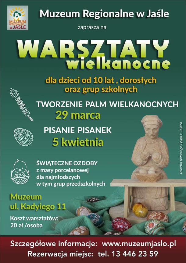 Warsztaty Wielkanocne - pisanie pisanek w Jaśle