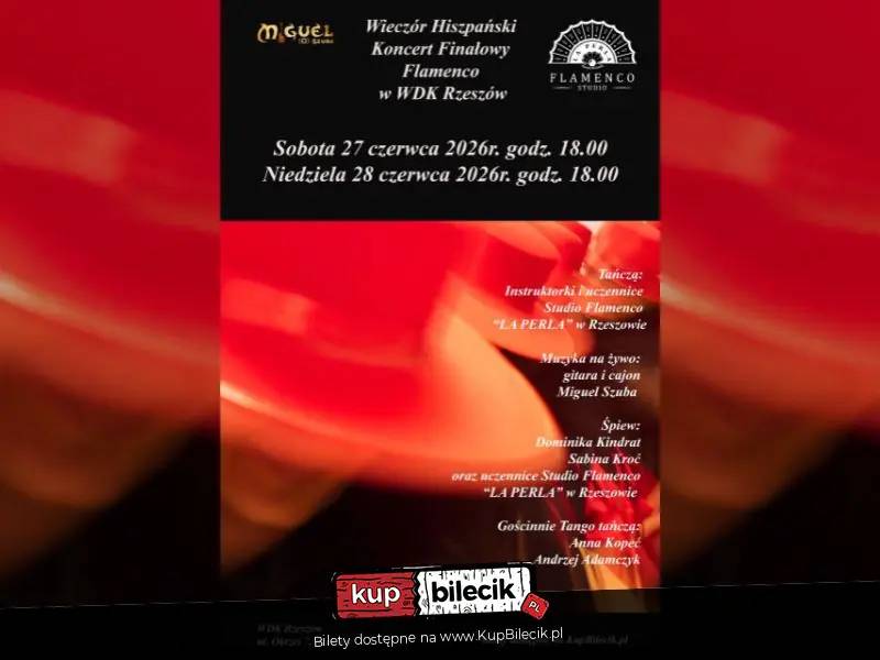 Wieczór Hiszpański - Flamenco w Rzeszowie