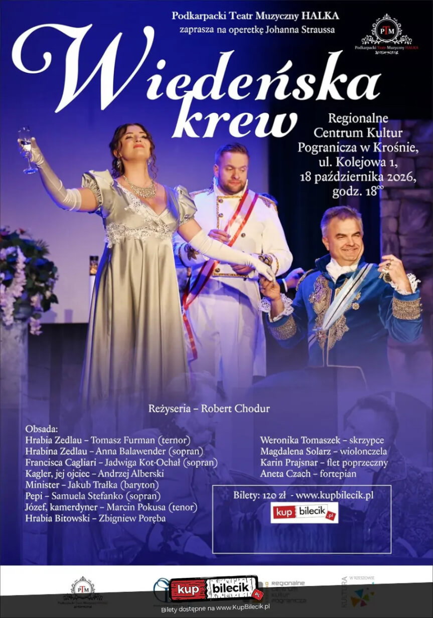 Wiedeńska krew - operetka w Krośnie