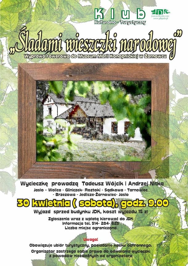 Wycieczka do Żarnowca i zwiedzanie dworku Marii Konopnickiej