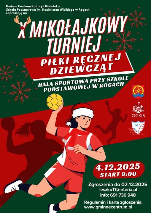 X Mikołajkowy Turniej Piłki Ręcznej Dziewcząt
