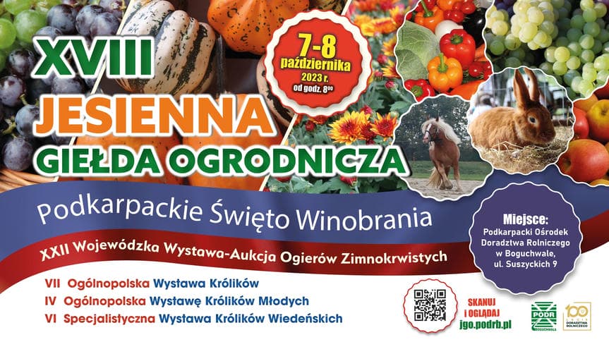 XVIII Jesienna Giełda Ogrodnicza w PODR w Boguchwale