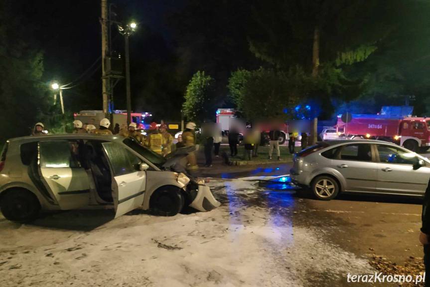 Pożar samochodu w Jedliczu