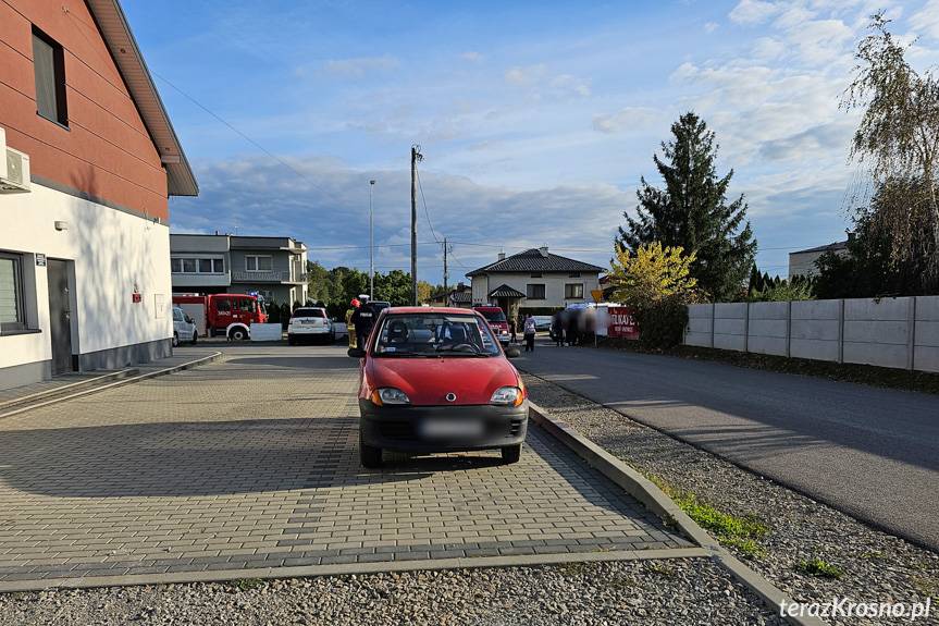 Wypadek w Jedliczu, poszkodowana rowerzystka