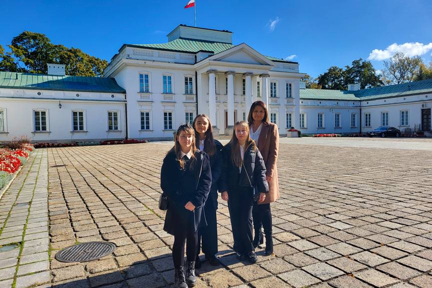 Uczniowie SP w Jedliczu na spotkaniu z Parą Prezydencką