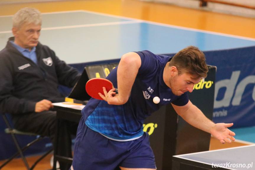 Zwycięstwo KSTS MOSiR Krosno w I lidze tenisa stołowego