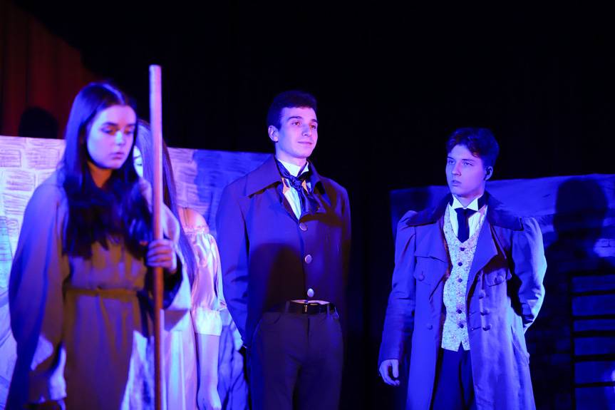 Spektakl "Lawa" w wykonaniu harcerek i harcerzy z Jaszczwi