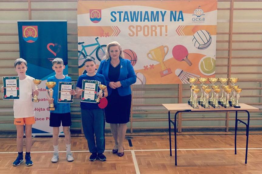 Gminny Turniej Tenisa Stołowego o Puchar Wójta