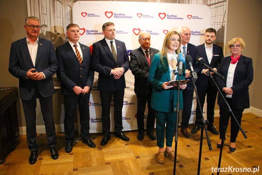 Koalicja Obywatelska zaprezentowała w Krośnie kandydatów do Sejmiku Wojewódzkiego