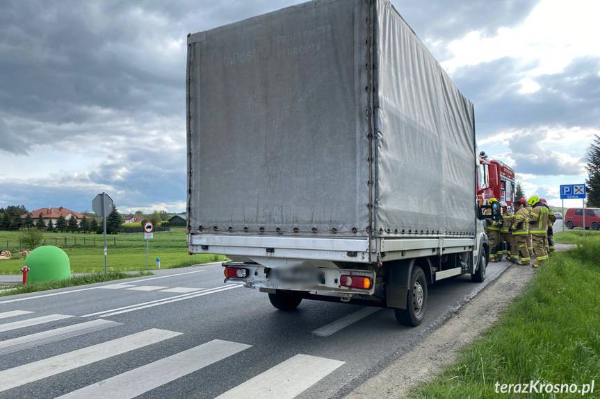 Zderzenie samochodów w Rogach