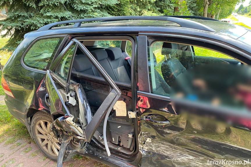 Zderzenie w Ustrobnej na DW990