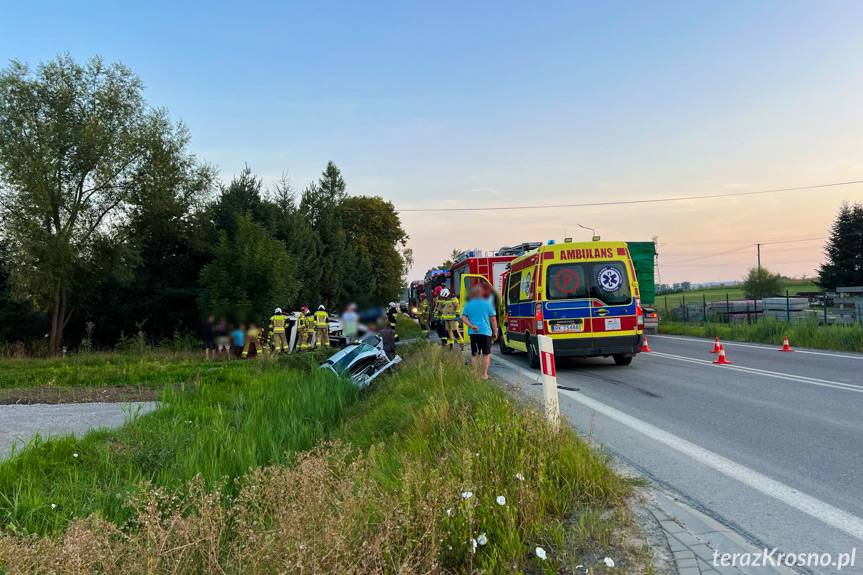 Wypadek w Iwoniczu na DK28