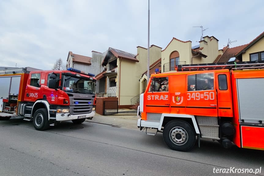Pożar pustostanu przy Lenarta