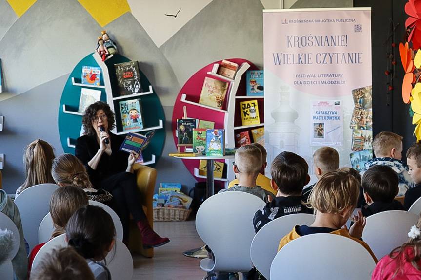 "Bo książka to przygoda…" - spotkania z Katarzyną Wasilkowską 