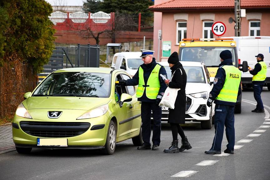 Poranna kontrola z upominkami w Rymanowie