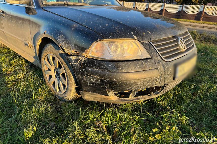 Zderzenie volkswagena z mercedesem