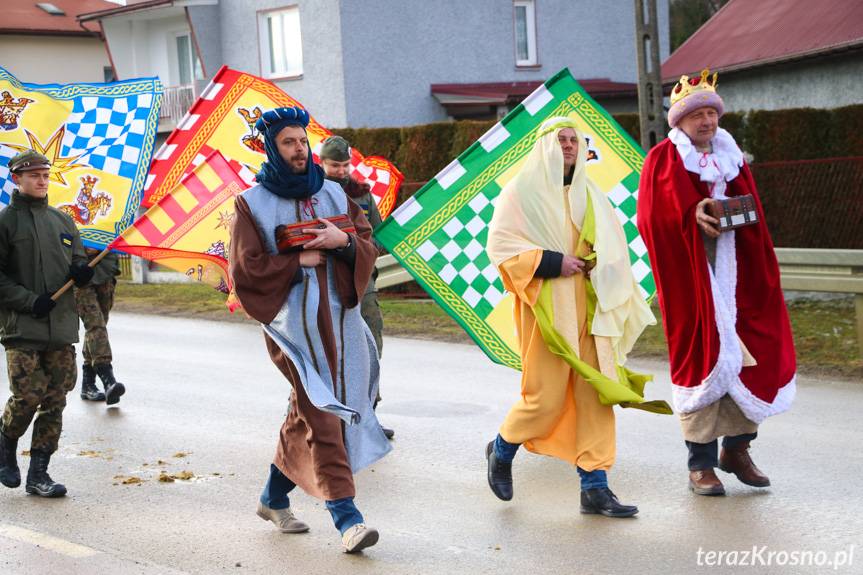 Gminny Orszak Trzech Króli z Wróblika Królewskiego do Wróblika Szlacheckiego [ZDJĘCIA]