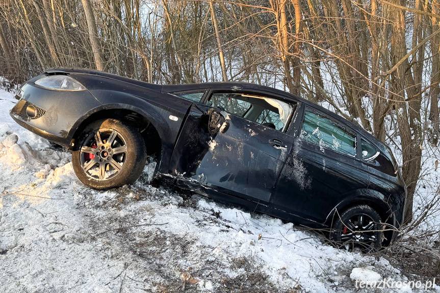 Krościenko Wyżne. Jazdę zakończyła w rowie