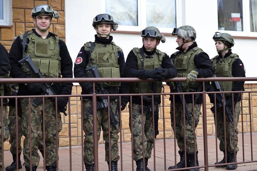 Uczniowie LO w Rymanowie na specjalistycznym szkoleniu wojskowym