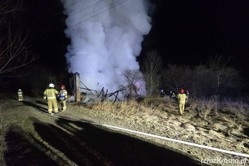 Moderówka. Pożar budynku gospodarczego