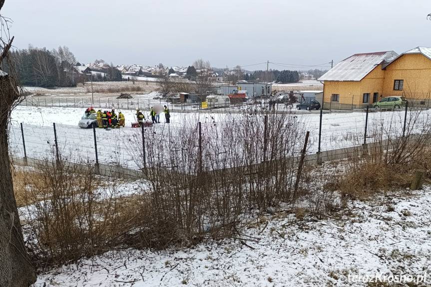 Zdarzenie drogowe w Krośnie