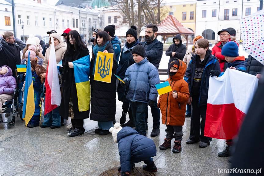 "Nie możemy być obojętni" - emocjonujące spotkanie na krośnieńskim rynku