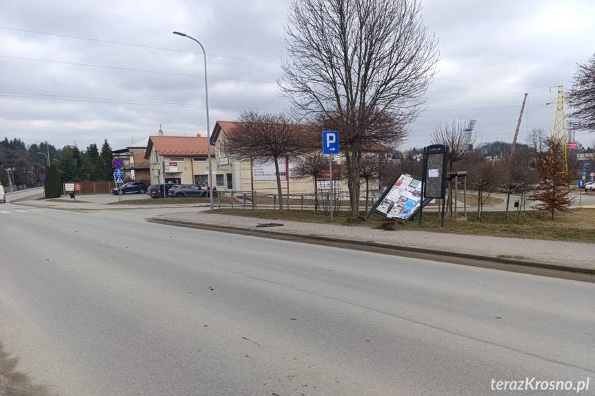 Zderzenie na Okrzei w Krośnie