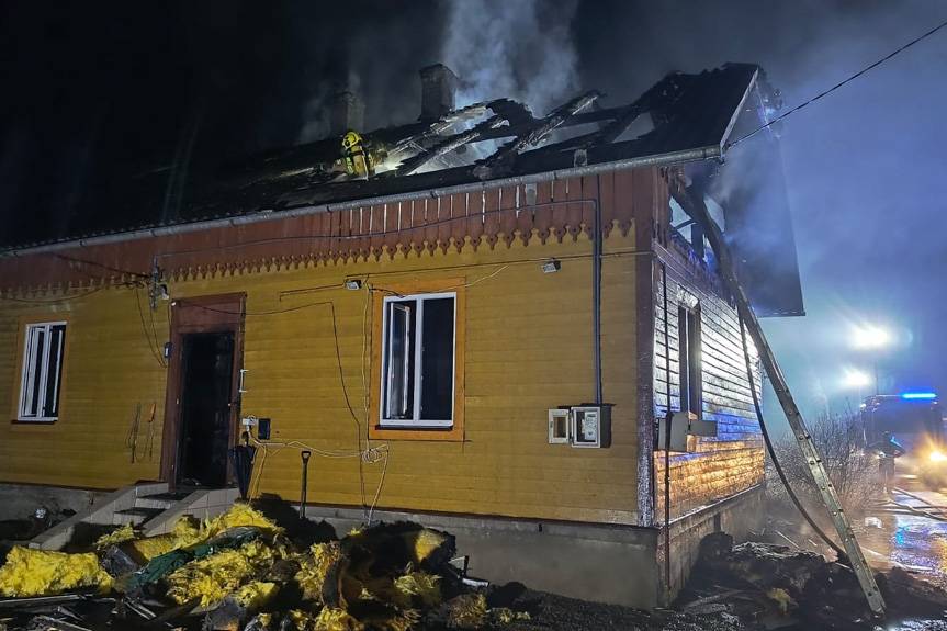 Tragiczny pożar w Brzozowie. Zginęły dwie osoby