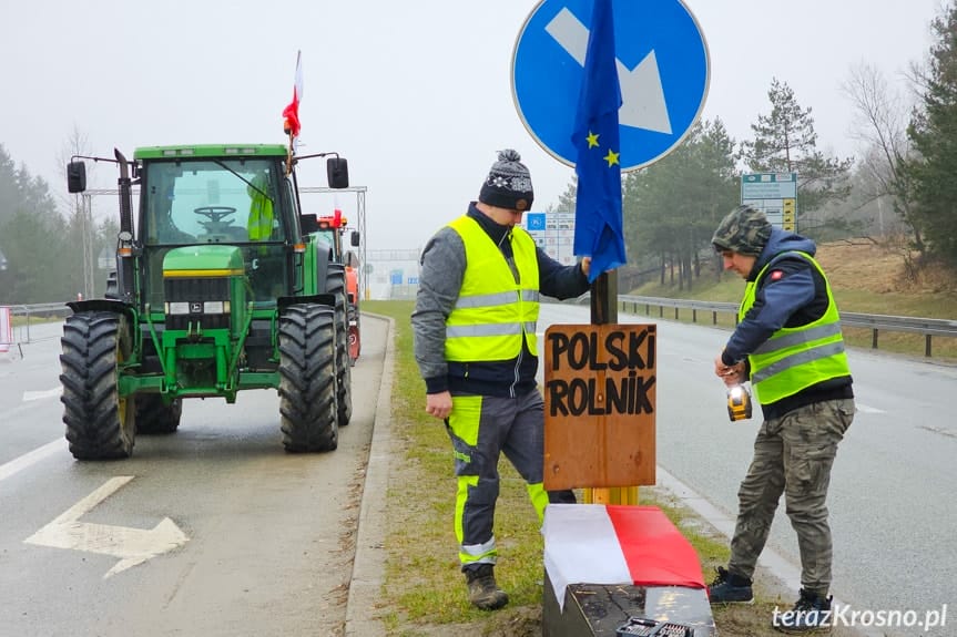 Protest rolników w Barwinku