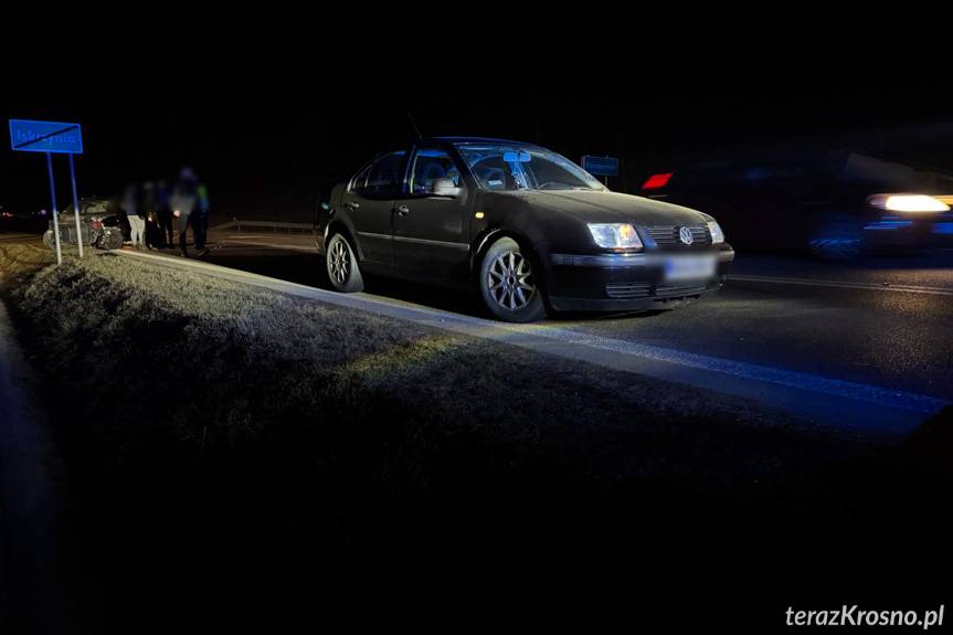 Zderzenie dwóch samochodów na DK19 w Komborni