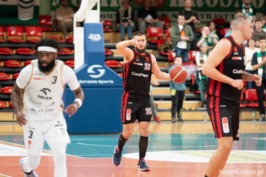 Miasto Szkła Krosno - ŁKS Coolpack Łódź 93:94 [ZDJĘCIA]