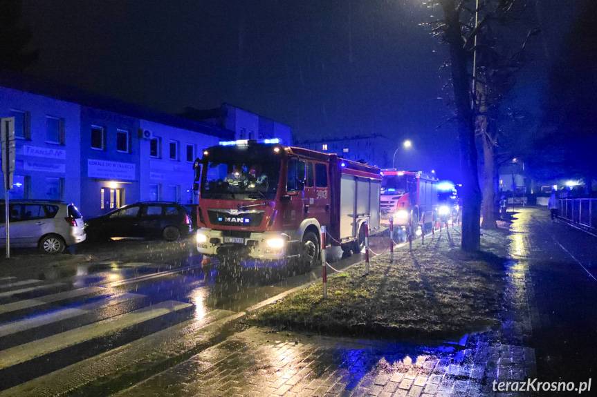 Zderzenie dwóch samochodów w Krośnie