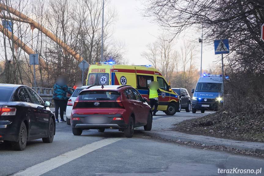 Potrącenie pieszej w Krośnie
