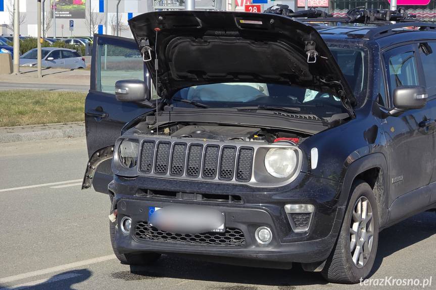 Wypadek na Bieszczadzkiej w Krośnie