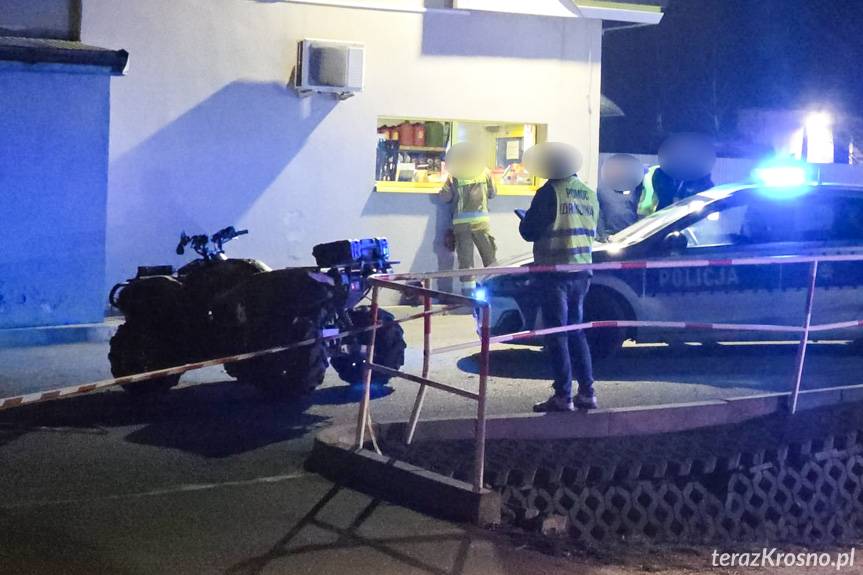 Wypadek quada w Szebniach. Dwie osoby ranne