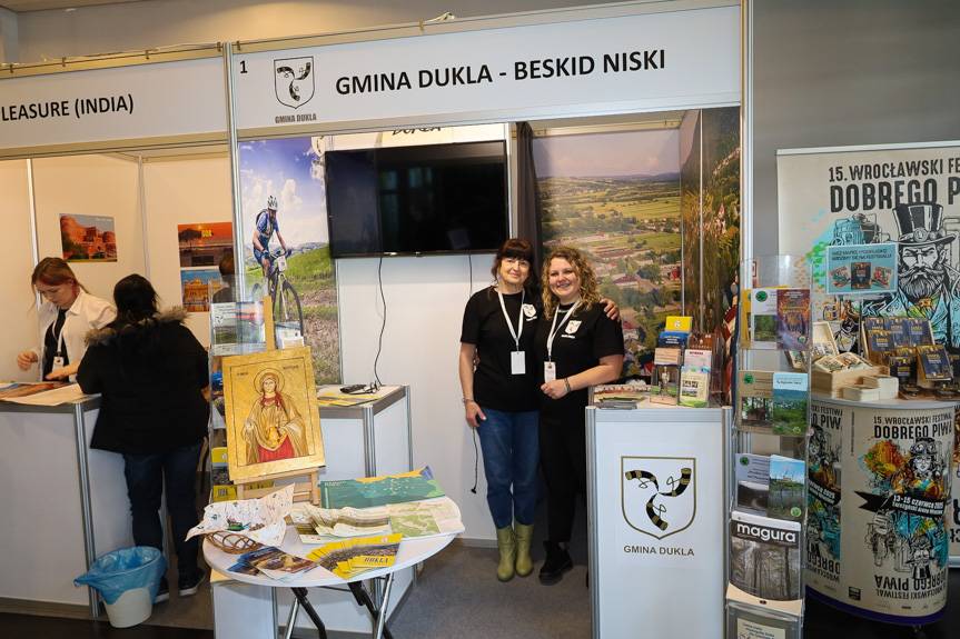 Gmina Dukla wśród 150 wystawców z 10 krajów na targach turystycznych we Wrocławiu
