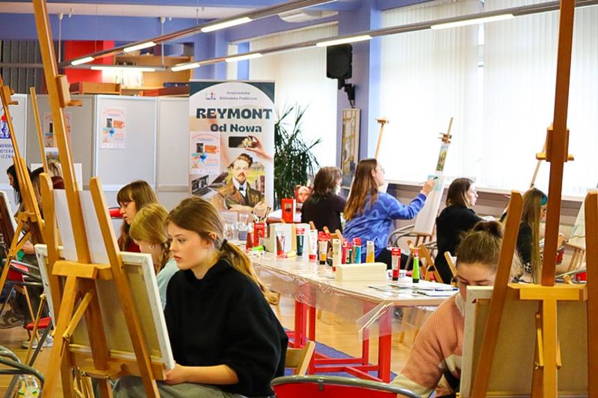 Zainspirowani Reymontem... warsztaty artystyczne w bibliotece