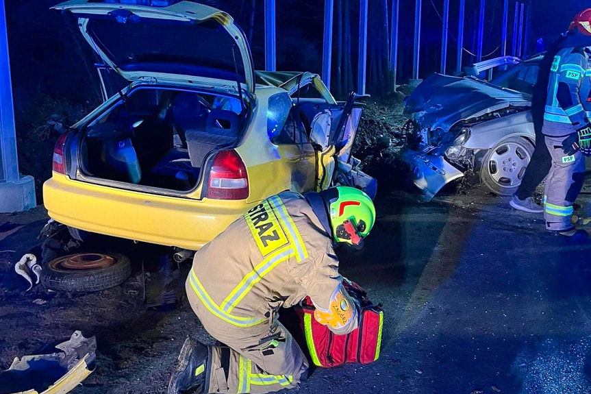Poważny wypadek w powiecie sanockim