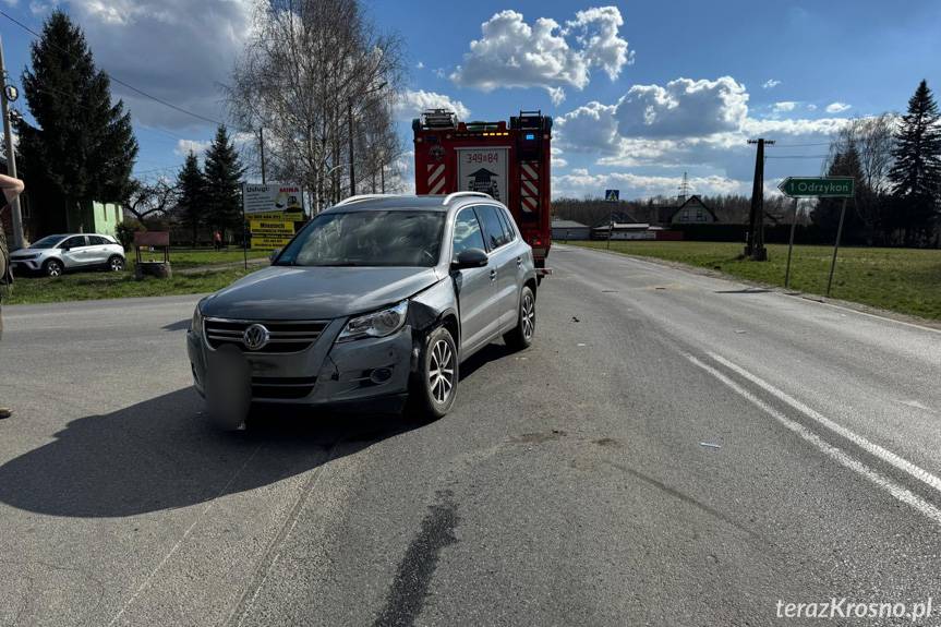 Zderzenie i potrącenie na Rzeszowskiej