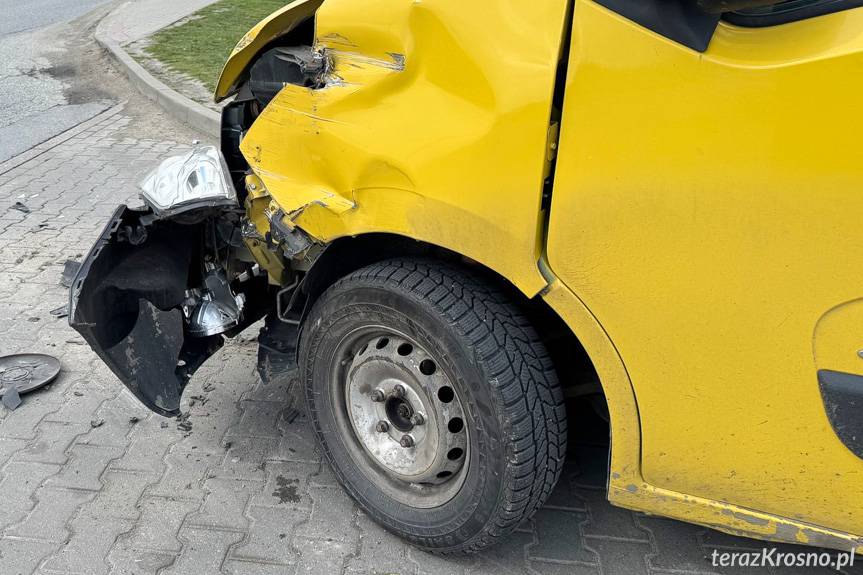 Zderzenie samochodów na Zręcińskiej