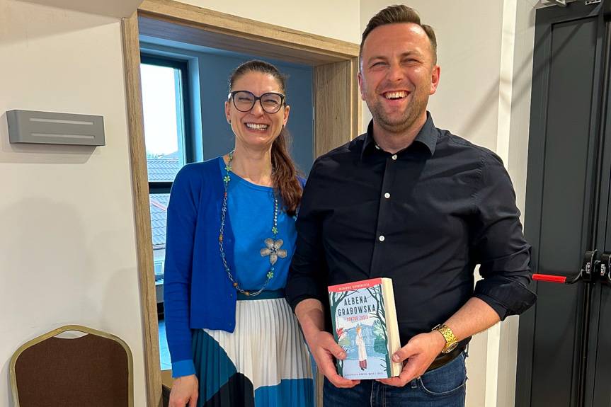 Książki, seriale i pasja. Literacki wieczór z Ałbeną Grabowską