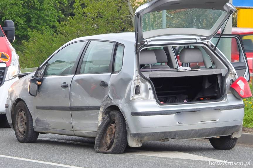 Krosno. Zderzenie dwóch samochodów